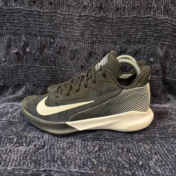 Nike Precision IV Black White Basketball Shoes Men's/Youth 5 or Women's 6.5 - Picture 3 of 8